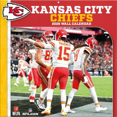 NFL Kansas City Chiefs 2026 Wall Calendar
