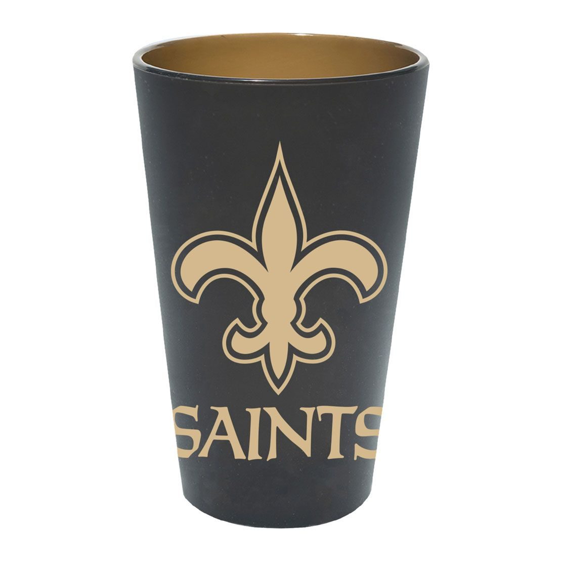 New Orleans Saints Smoke 16oz Silicone Pint