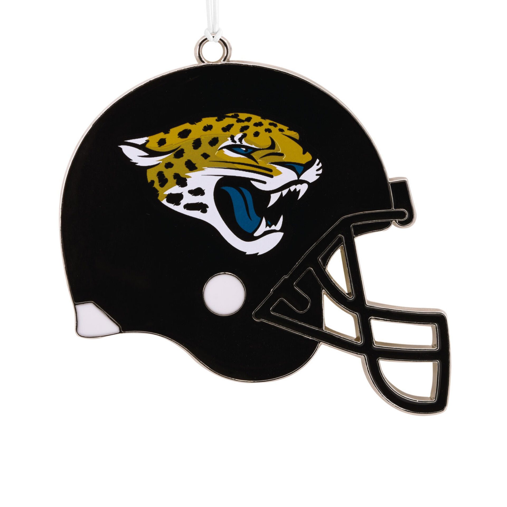 Jacksonville Jaguars Football Metal Helmet Ornament